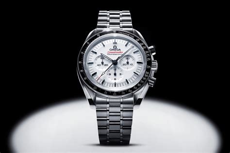 omega speedmaster moonwatch 2024|Omega Speedmaster moonphase white dial.